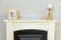 Электрокамин Baltimore standard с очагом Аspen Black с очагом Majestic FX M Brass/Black с очагом Fobos FX M Black