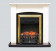 Электрокамин Baltimore standard с очагом Аspen Black с очагом Majestic FX M Brass/Black с очагом Fobos FX M Black