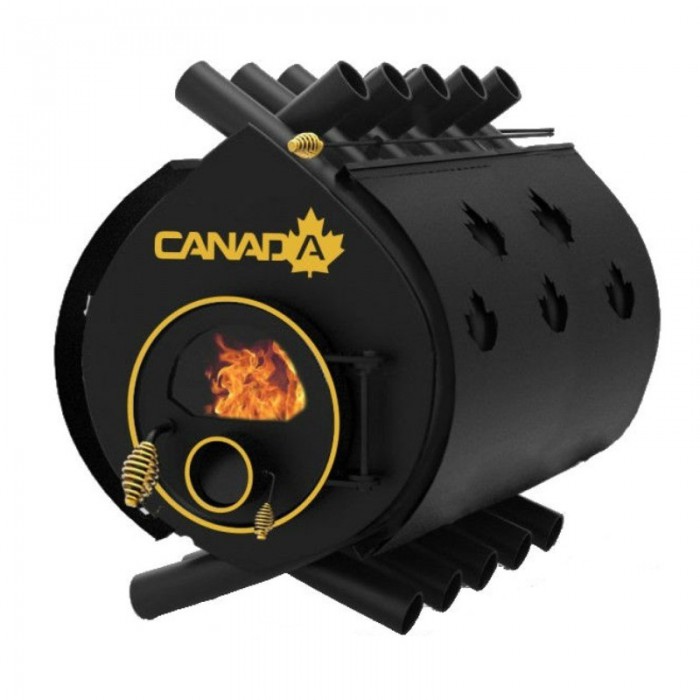 Печь Canada 03 классик со стеклом и перфорацией