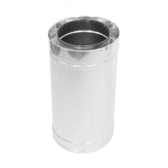 Труба дымоходная нерж/нерж Версия Люкс L-0,25 м, D-500/560 мм толщ. 0,8 мм